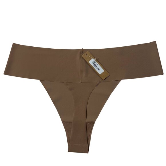 SKIMS Naked Thong Lot of 2 Ochre Sienna Medium - Picture 7 of 12